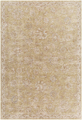 Chyron Olive Area Rug