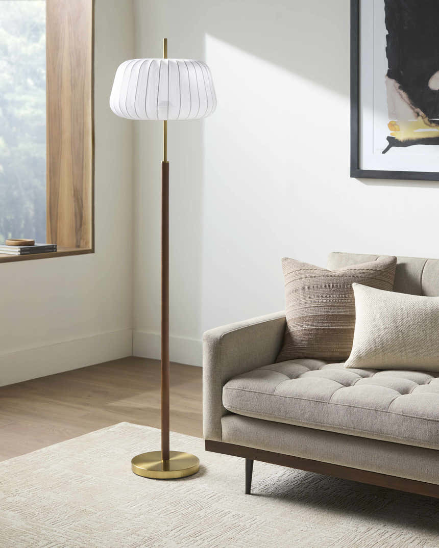 Castellaro Dark Brown Floor Lamp