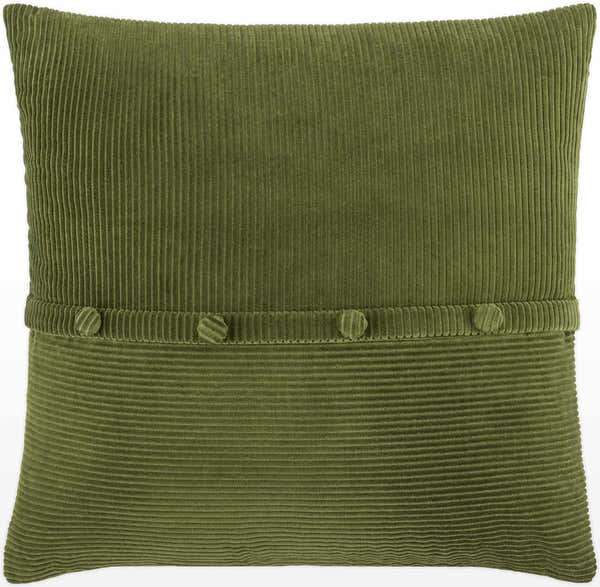 Suvoa Olive Cotton Throw Pillow