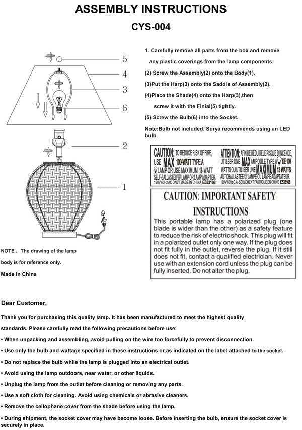 Irtyshskiy Table Lamp