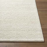 Made to Order Custom Size Clayne Beige Premium Wool Area Rug