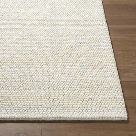 Made to Order Custom Size Clayne Beige Premium Wool Area Rug