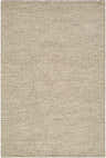 Close-up of the Clayne Dark Beige rug. Hand-woven wool rug with a nubby texture and medium brown color. Design-Rectangle-576