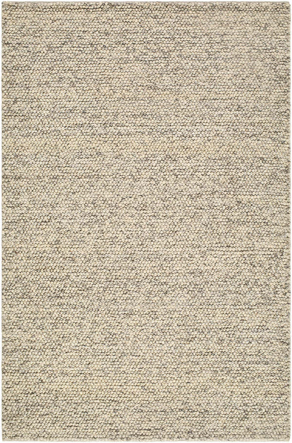 Sample Clayne Beige & Charcoal Premium Wool Area Rug