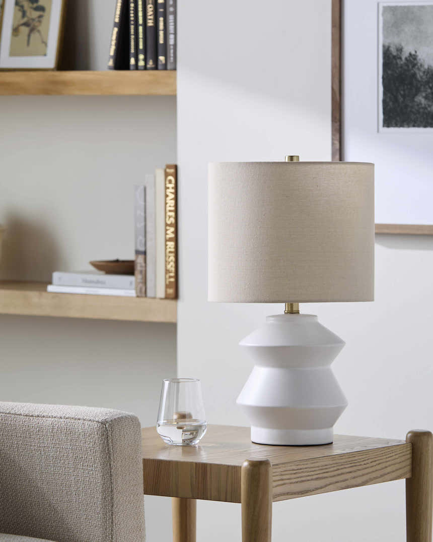 Coxquihui White Table Lamp