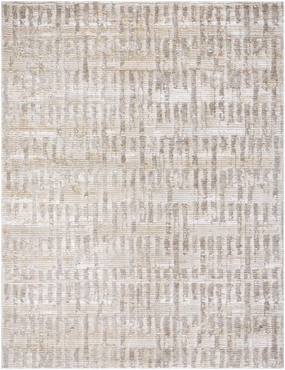 Chelle Beige Shag Area Rug