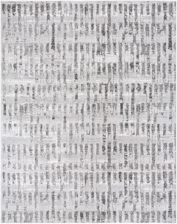 Chelle Gray Shag Area Rug