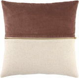 Corine Chestnut Throw Pillow