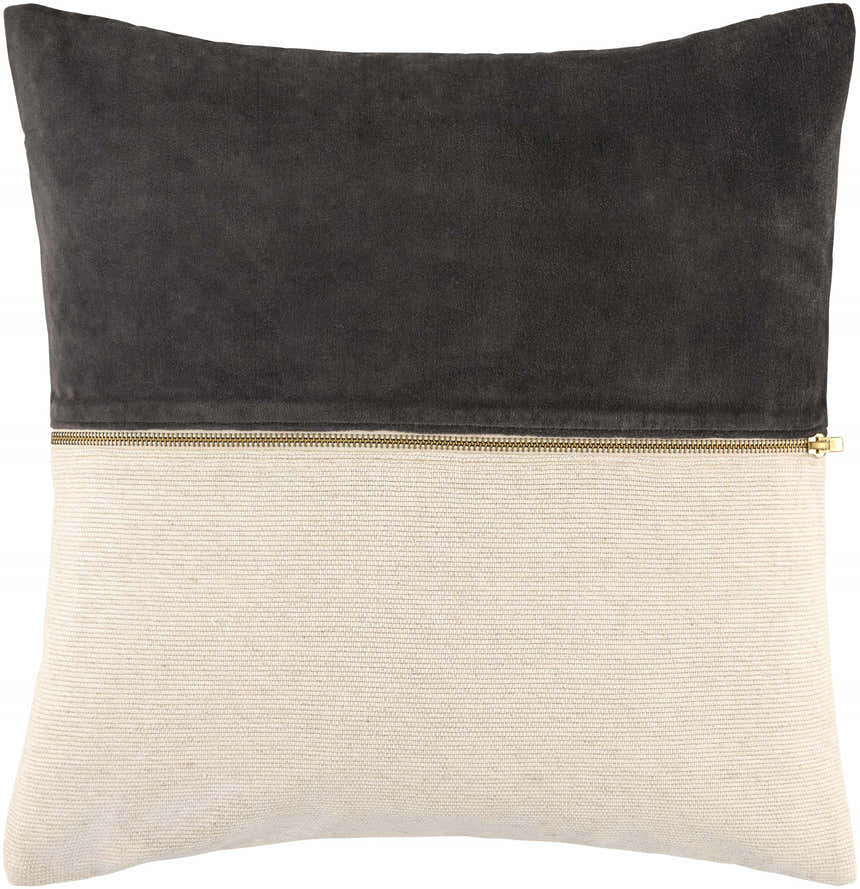 Corine Charcoal Throw Pillow
