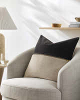 Corine Charcoal Throw Pillow