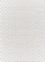 Carina Light 3D Checkered Washable Area Rug