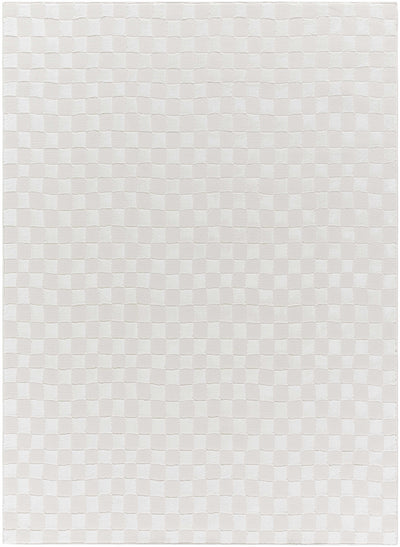 Carina Light Checkered Washable Area Rug