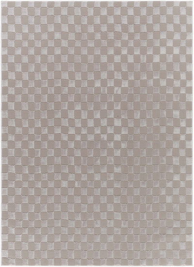 Carina Dark Checkered Washable Area Rug