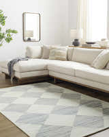 Made to Order Custom Size Andrin Light Gray Area Rug - Vivir x Livabliss
