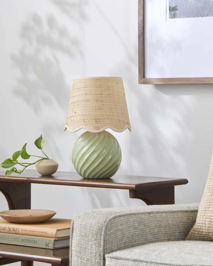 Coyahualco Green Table Lamp
