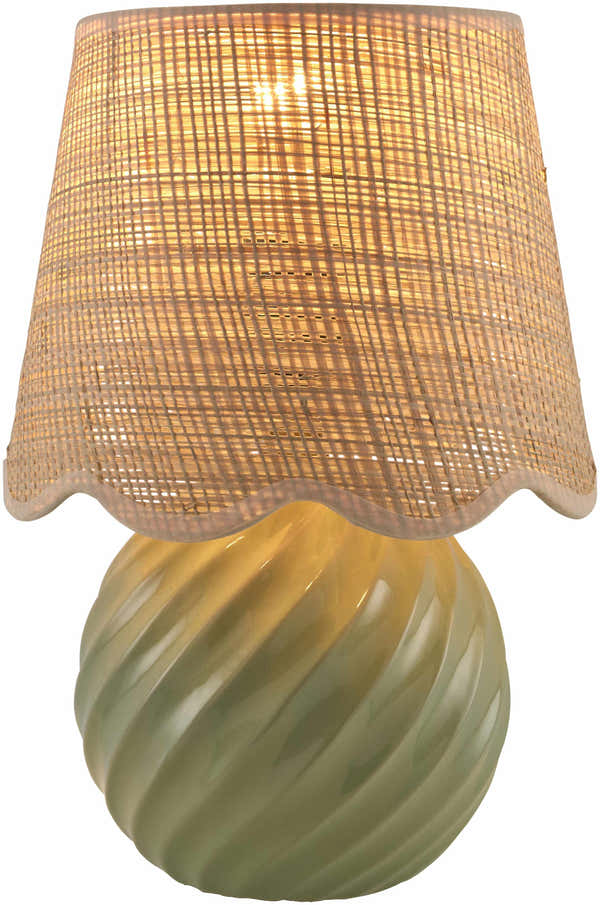 Coyahualco Green Table Lamp