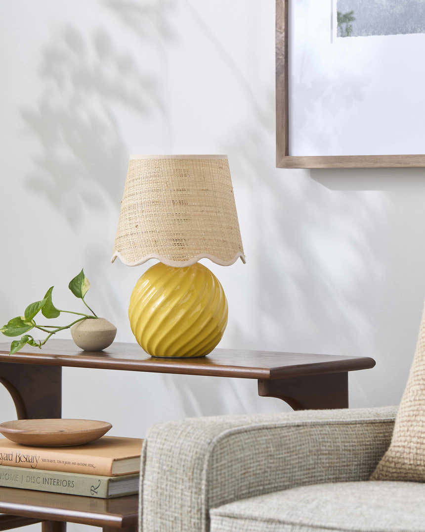 Coyahualco Yellow Table Lamp