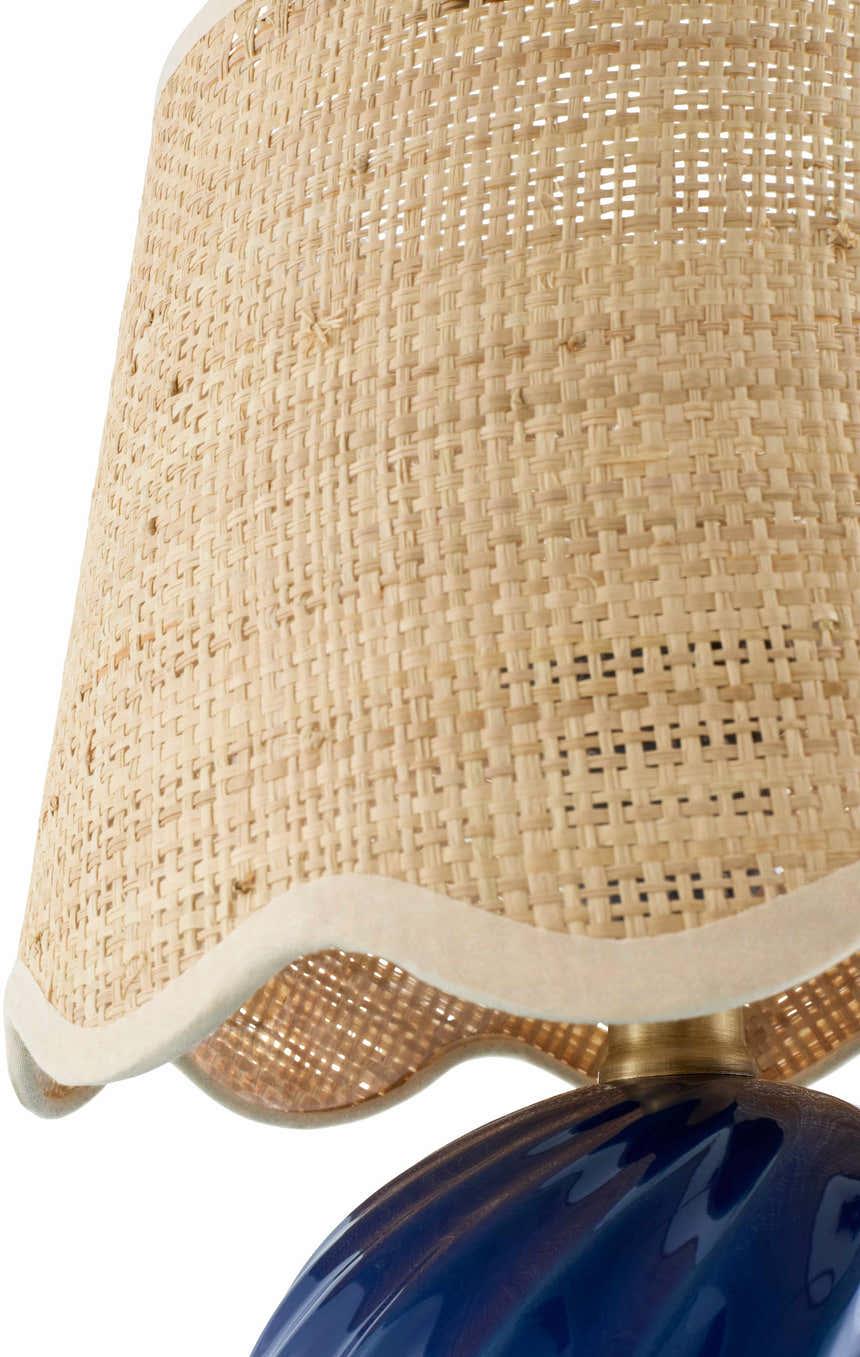 Coyahualco Navy Table Lamp