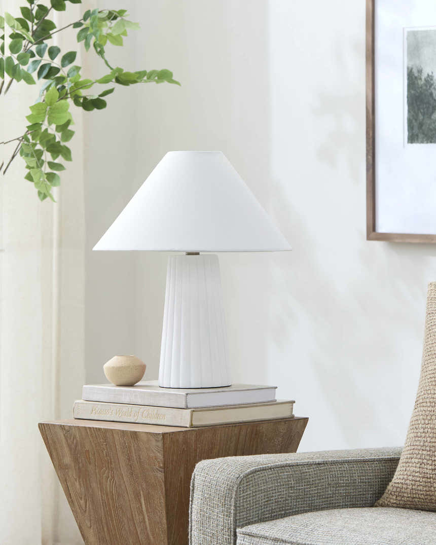Alfonsine White Table Lamp