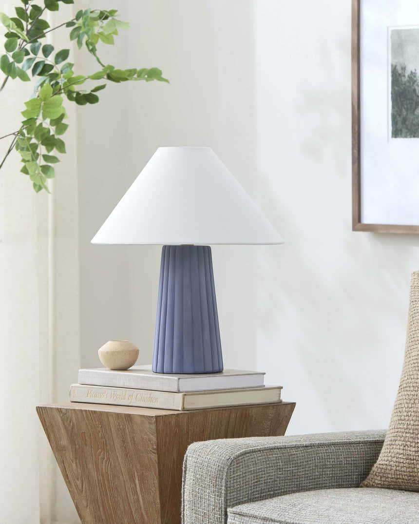 Alfonsine Blue Table Lamp