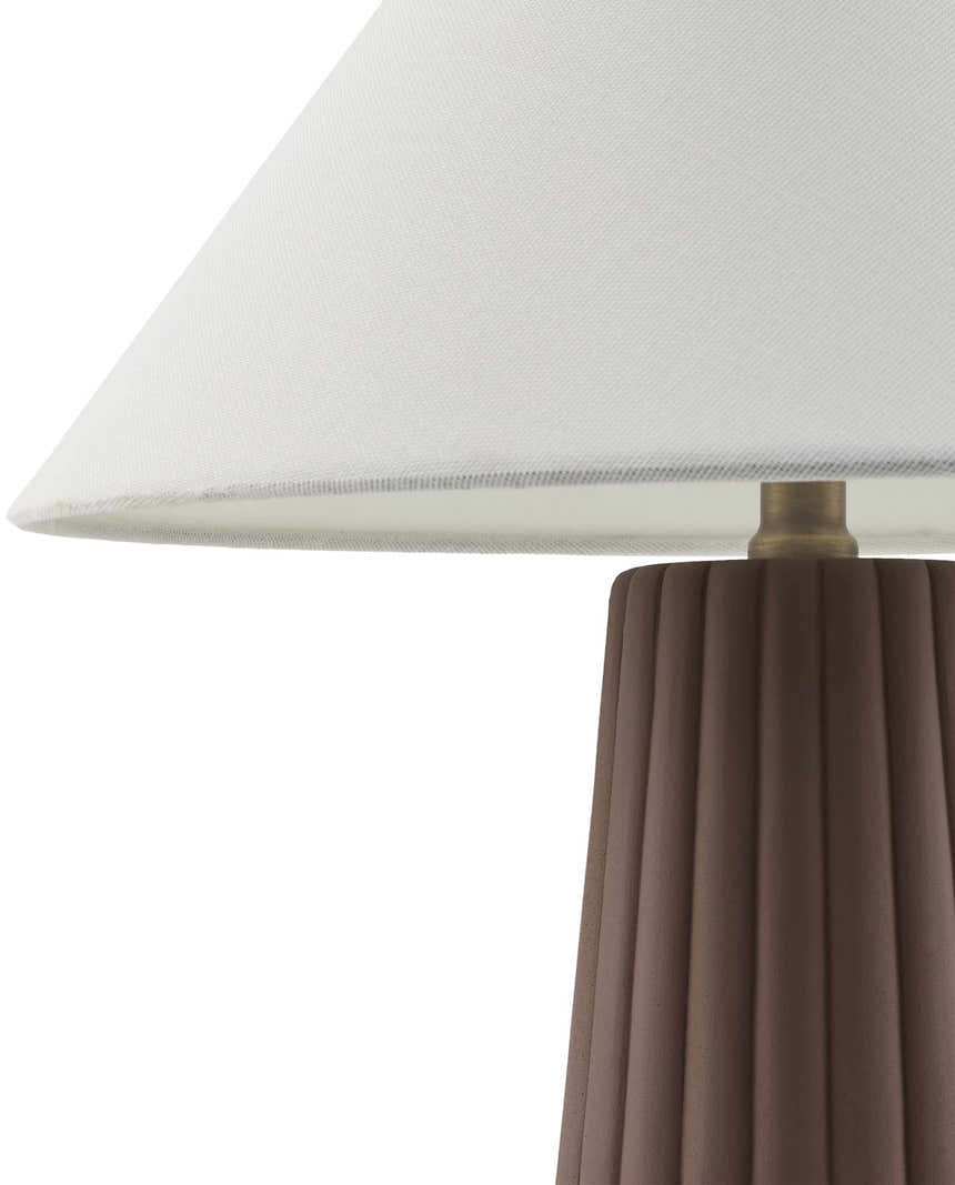 Alfonsine Dark Red Table Lamp