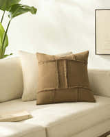Medoe Orange Cotton Throw Pillow