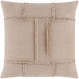 Vabu Brown Cotton Throw Pillow