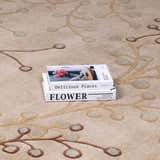 Made to Order Custom Size Beige Gray Elsu Area Rug