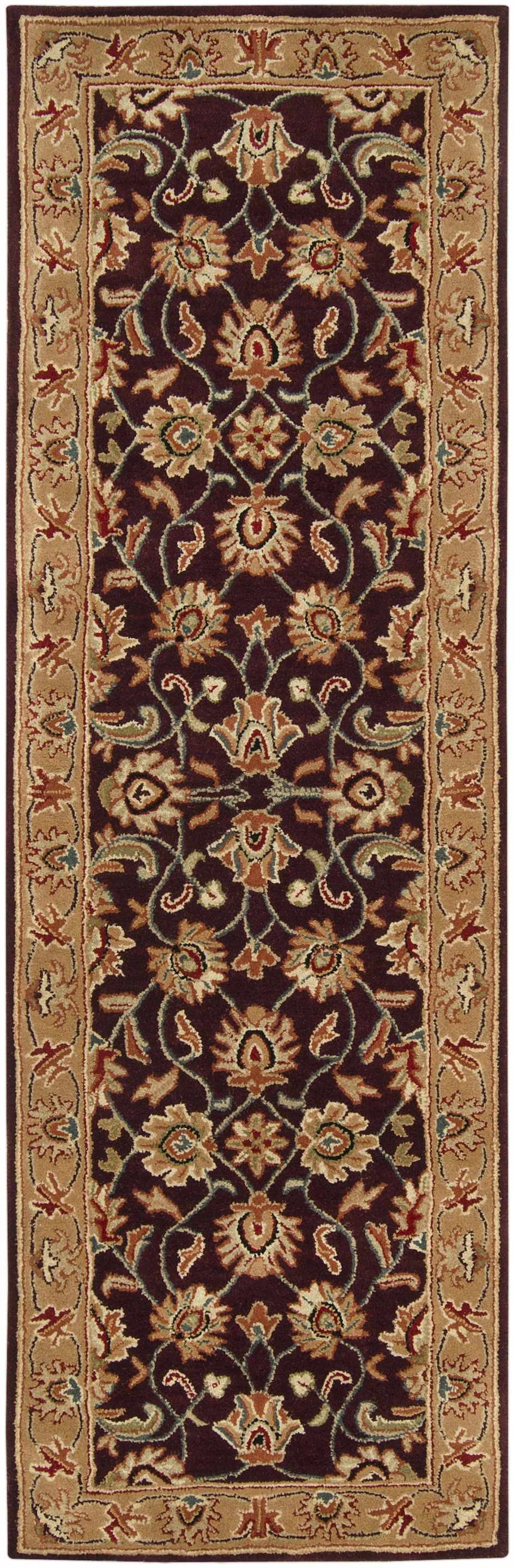 Made to Order Custom Size Cherryfield Hand Tufted Burgundy 1024 Area Rug