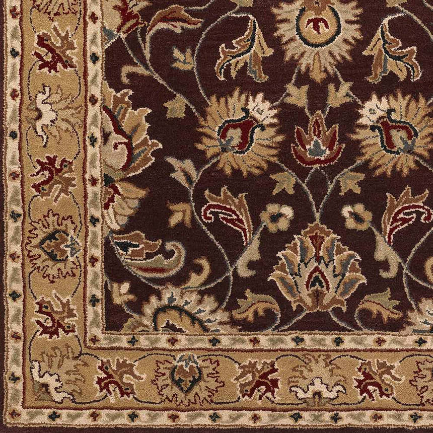 Sample Cherryfield Burgundy 1024 Wool Area Rug