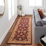 Made to Order Custom Size Cherryfield Hand Tufted Burgundy 1024 Area Rug