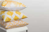 Bryant Yellow Ikat Throw Pillow - Clearance