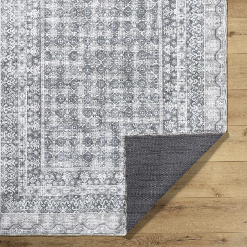 Rainier Gray Washable Rug | Our PNW Home X Livabliss