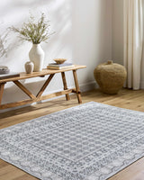 Rainier Gray Washable Rug | Our PNW Home X Livabliss