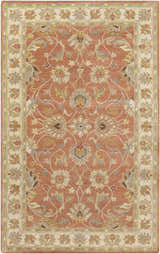 Made to Order Custom Size Cherryfield Hand Tufted Burnt Orange 1124 Area Rug