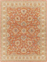 Made to Order Custom Size Cherryfield Hand Tufted Burnt Orange 1124 Area Rug