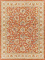 Made to Order Custom Size Cherryfield Hand Tufted Burnt Orange 1124 Area Rug