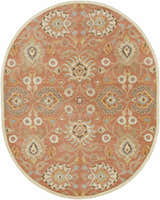 Made to Order Custom Size Cherryfield Hand Tufted Burnt Orange 1124 Area Rug