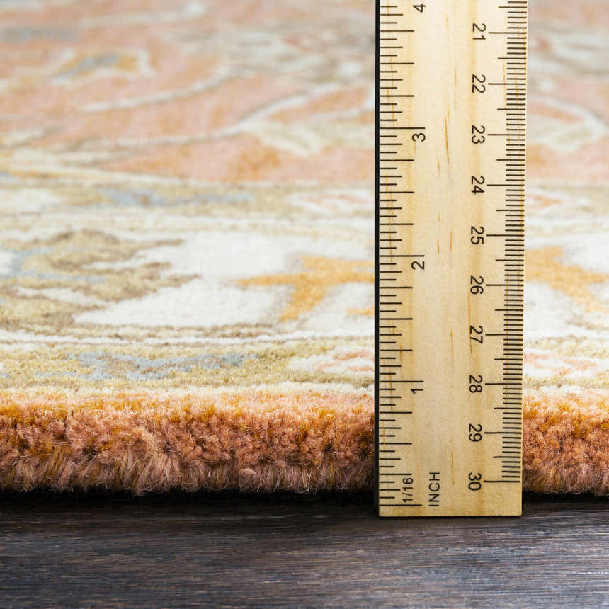 Made to Order Custom Size Cherryfield Hand Tufted Burnt Orange 1124 Area Rug