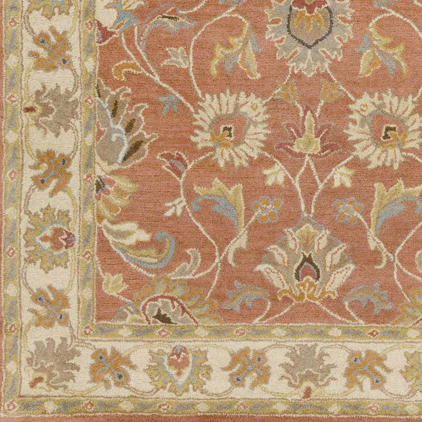 Sample Caesar Hand Tufted Burnt Orange 1124 Wool Carpet