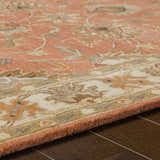 Made to Order Custom Size Cherryfield Hand Tufted Burnt Orange 1124 Area Rug