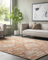 Made to Order Custom Size Chesterton Hand Tufted Orange 1112 Area Rug