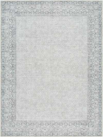 Cloris Gray Washable Area Rug