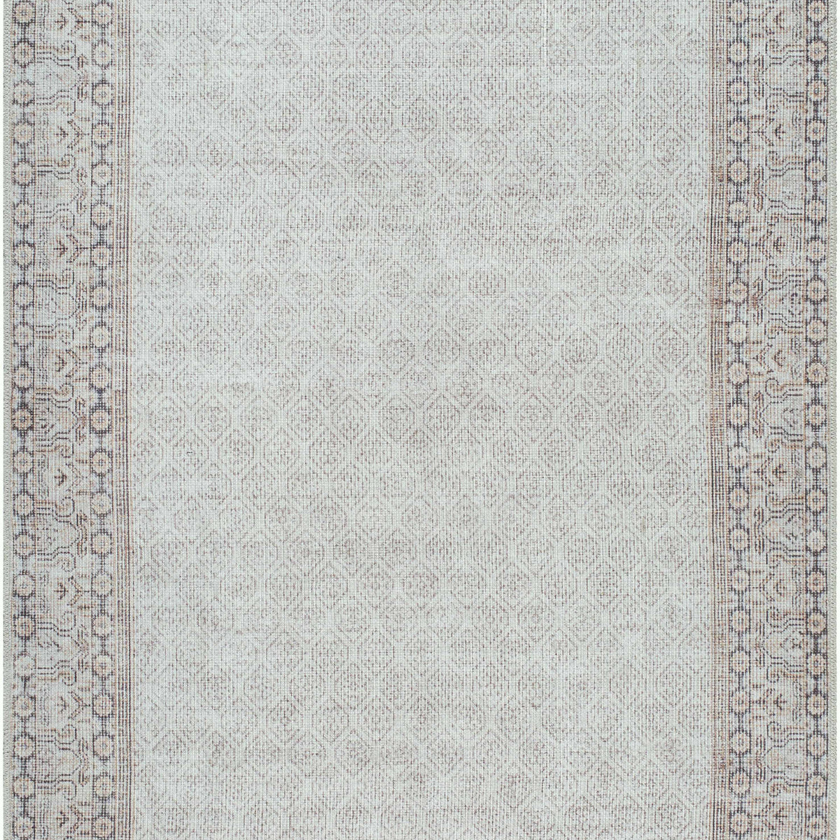 Rainier Cottage Border Beige Washable Rug | Our PNW Home X Livabliss ...
