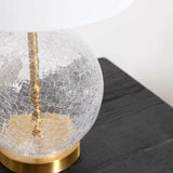 Ciel Contemporary Glass Textured Table Lamp