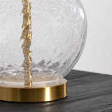 Ciel Contemporary Glass Textured Table Lamp