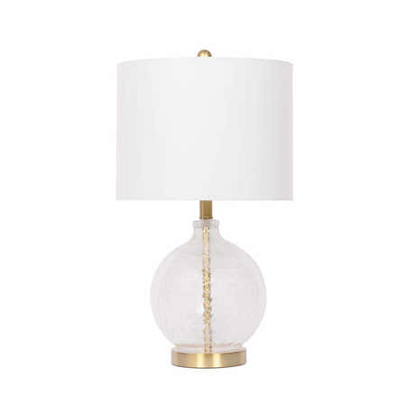 Ciel Contemporary Glass Textured Table Lamp
