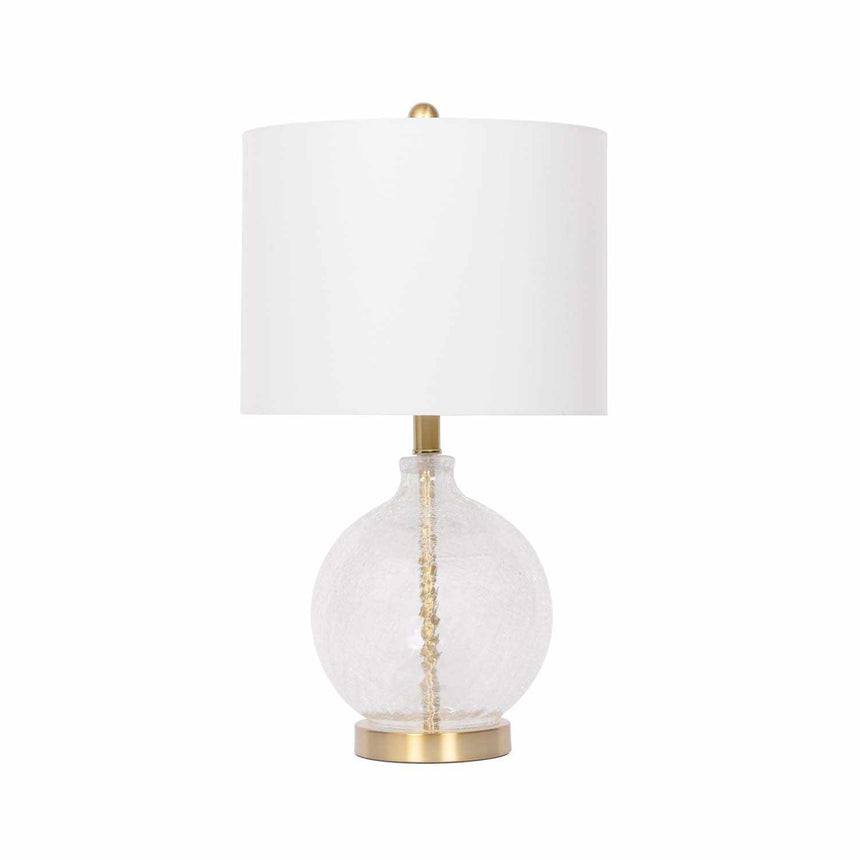 Ciel Contemporary Glass Textured Table Lamp