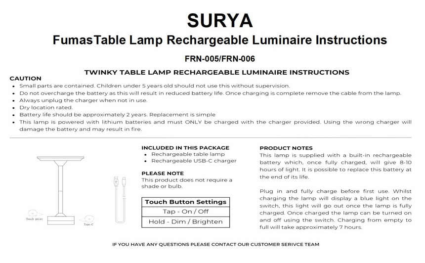 Carbellino Black Table Lamp