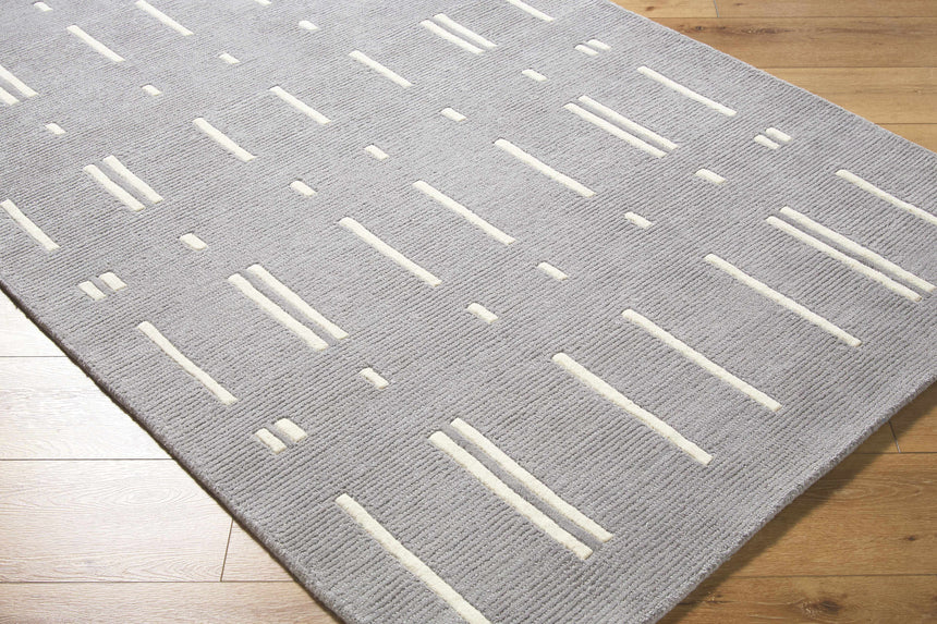 Made to Order Custom Size Charan Slate Gray Area Rug